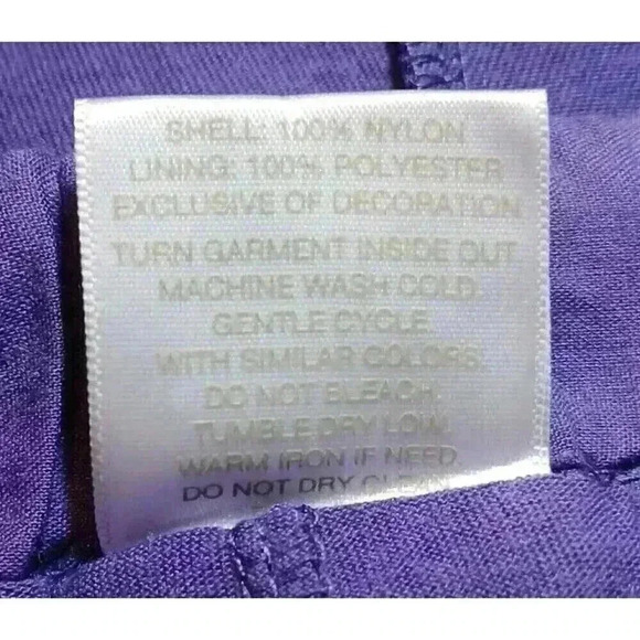 Pony Tails Girls Purple Skirt Floral Textured Lace Size 16 - Picture 10 of 11